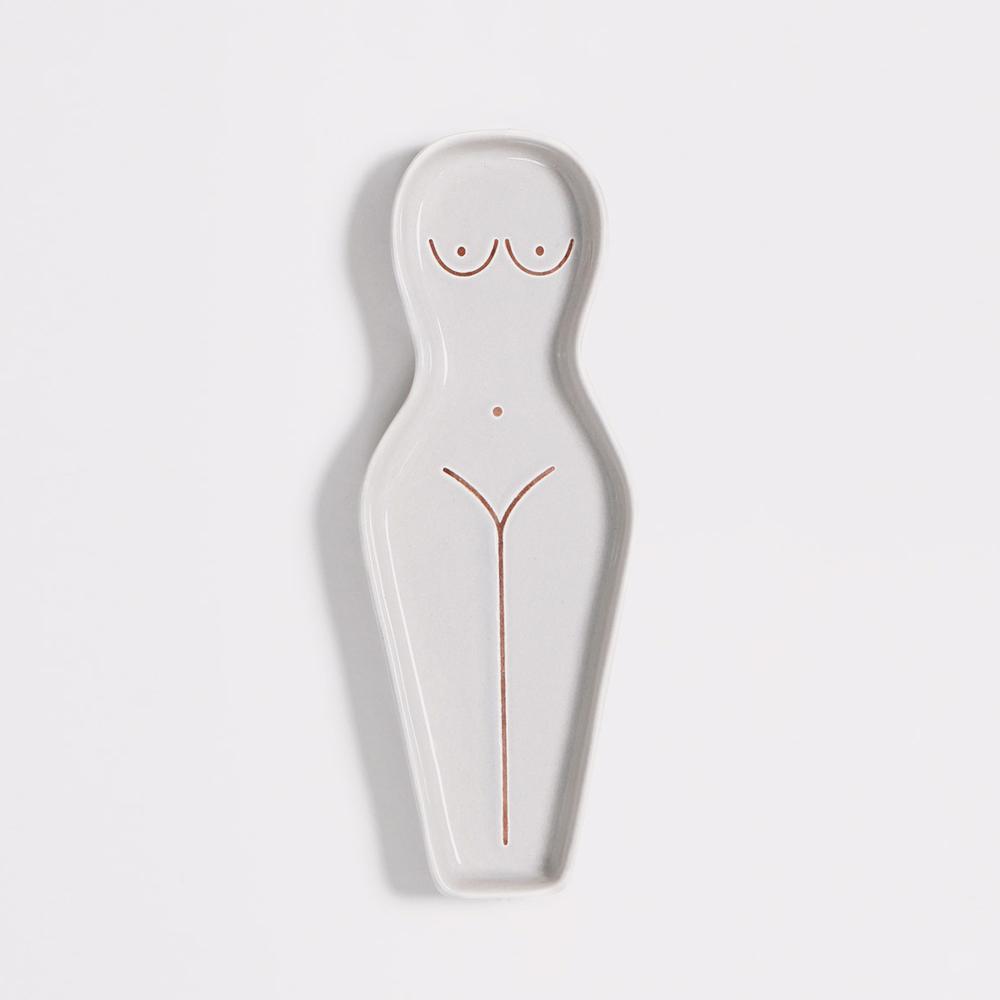 Bandeja Body Spoon Rest Beige de Doiy