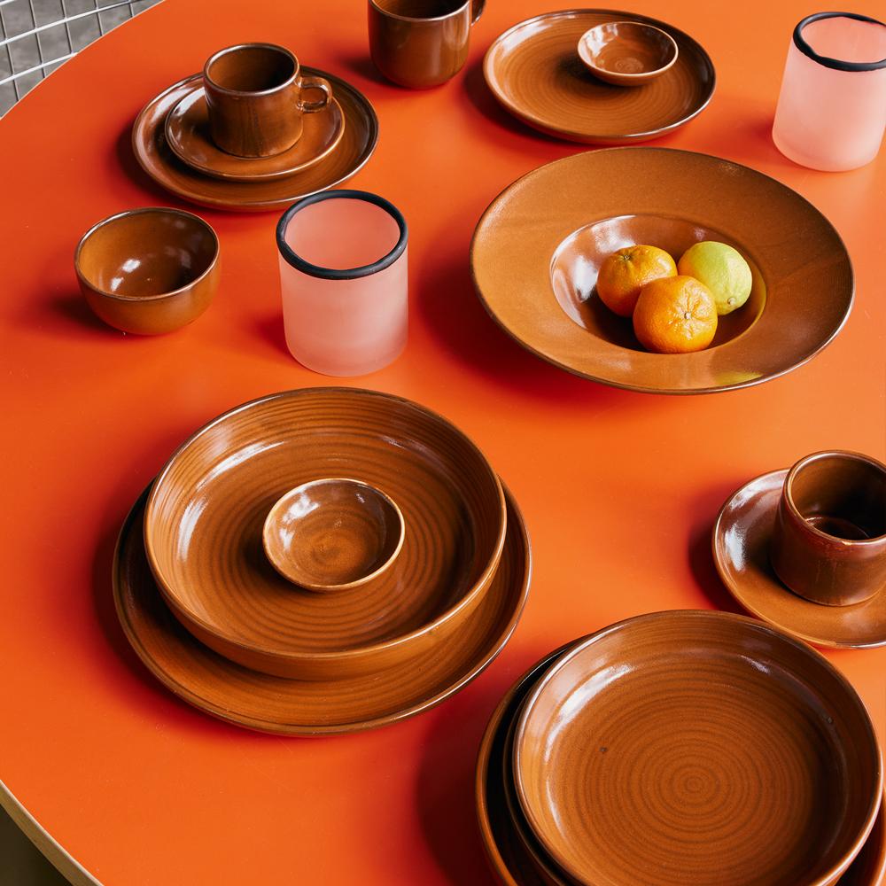 Bol Home Chef Ceramics Burned Orange Set 2 de HKliving	