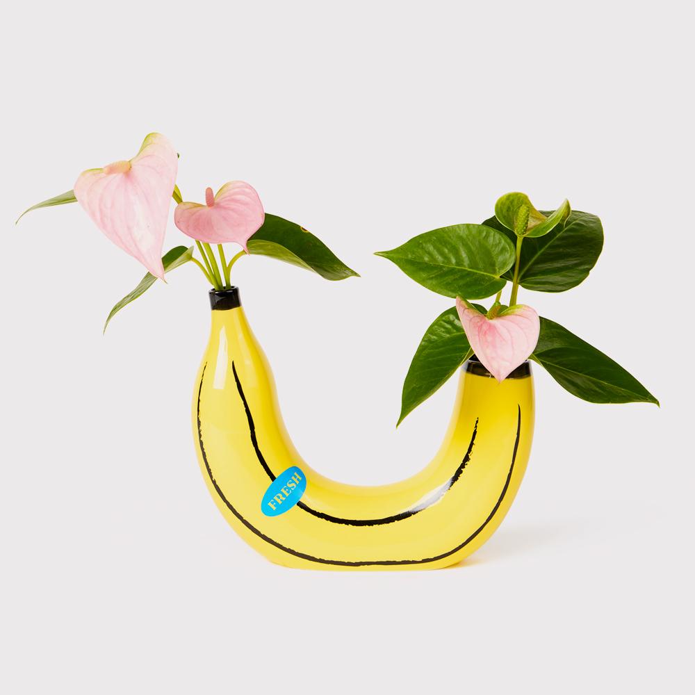 Jarron de Ceramica Banana de Doiy
