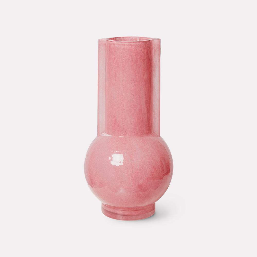 Jarron de Cristal HK Objects Flamingo Pink de HKliving