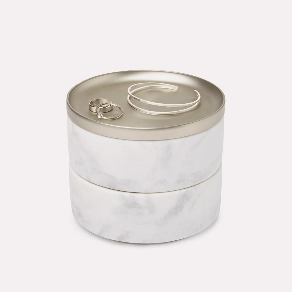 Joyero Tesora Resin-Nickel de Umbra