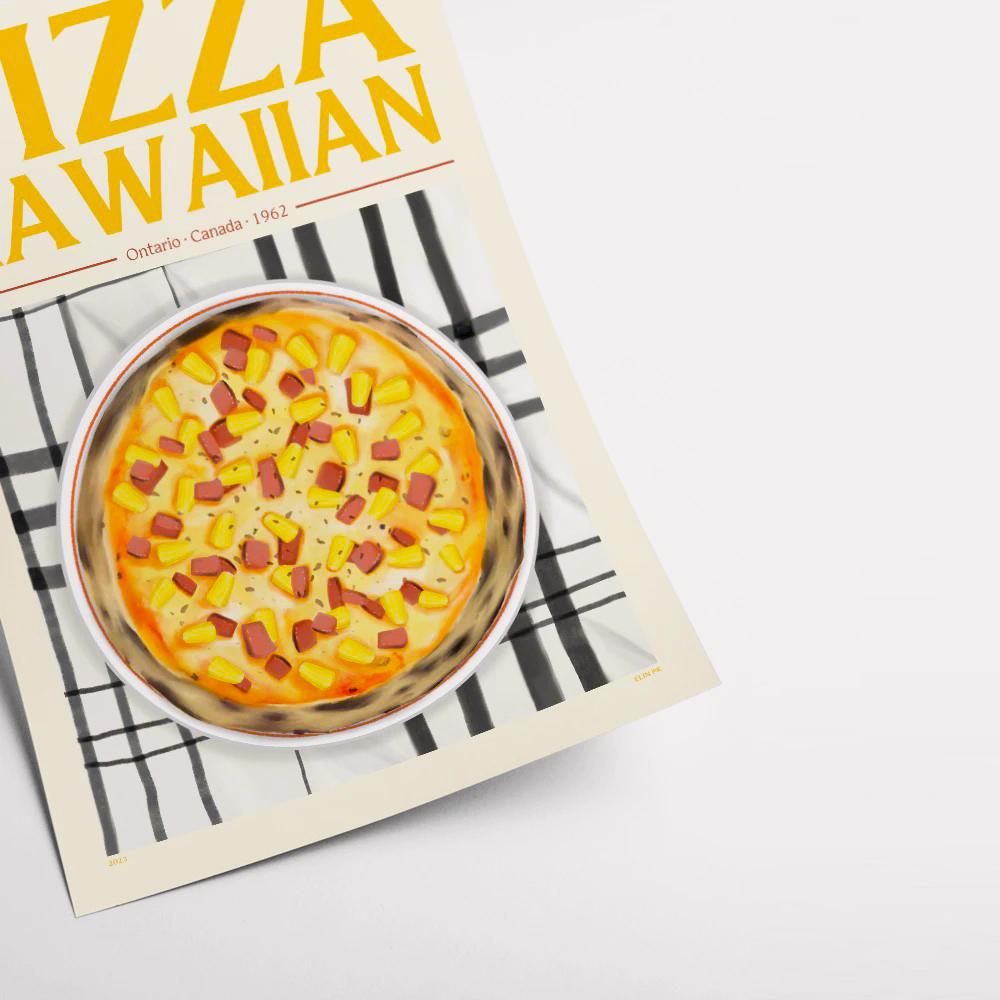 Lámina Elin PK Pizza Hawaiian de PSTR Studio