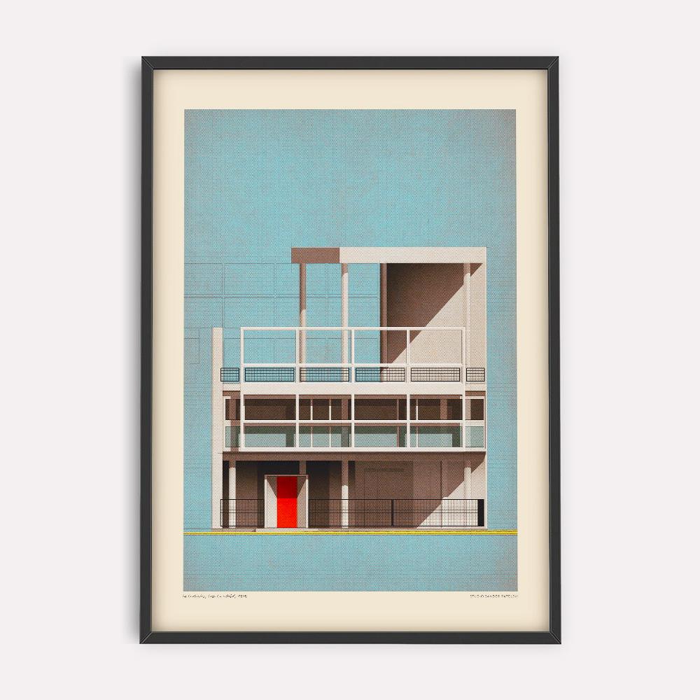 Lamina Casa Curutchet By Le Corbusier De Sander Patelski