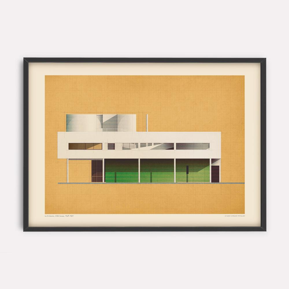 Lamina Villa Savoye By Le Corbusier De Sander Patelski