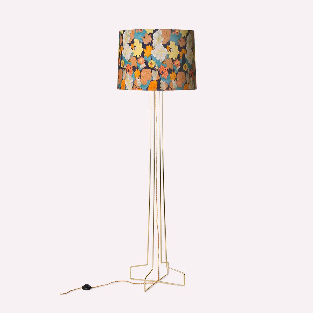 Lampara Suelo Wire Brass By Doris de Hkliving