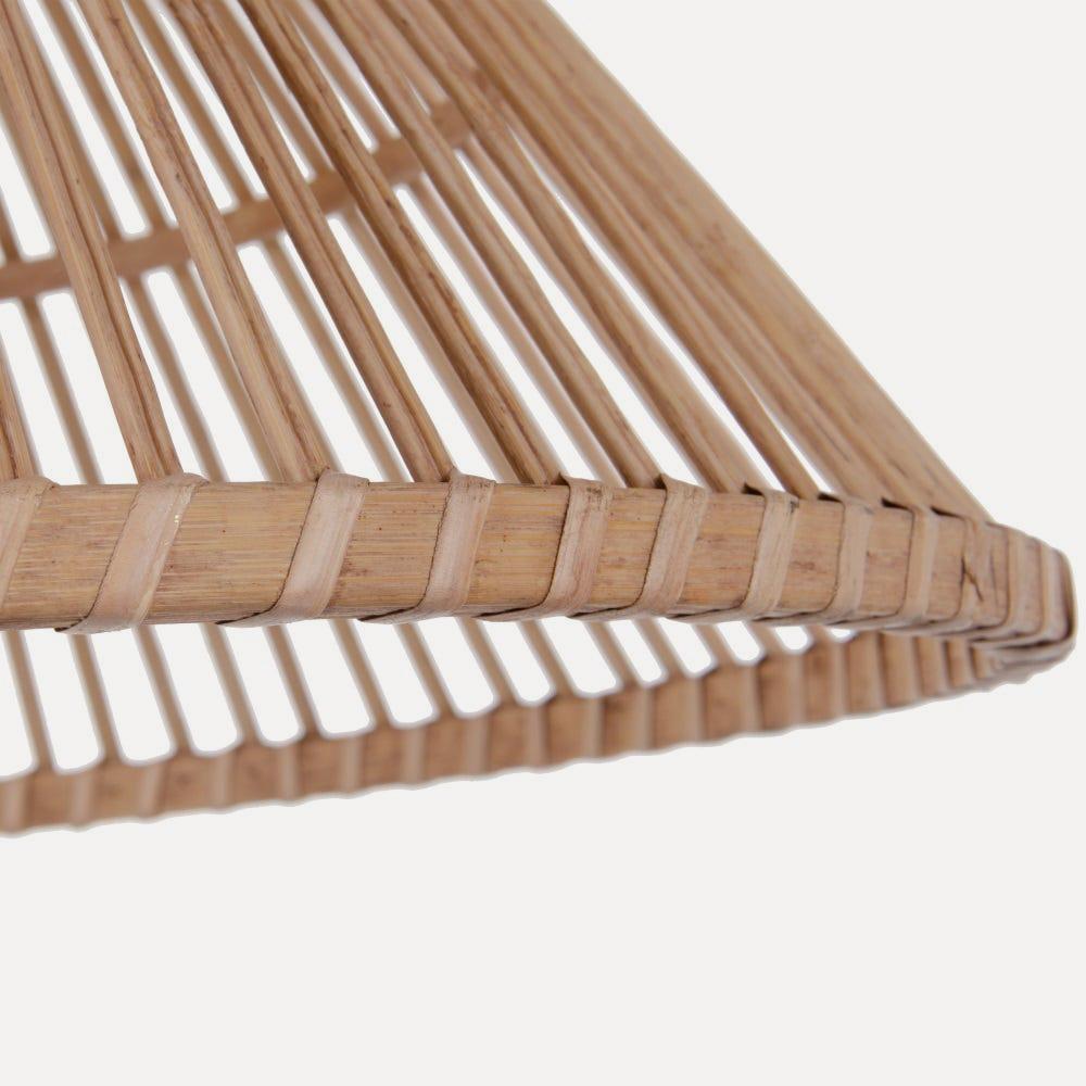 Lampara de Techo de Bambu Natural 50cm de Ixia