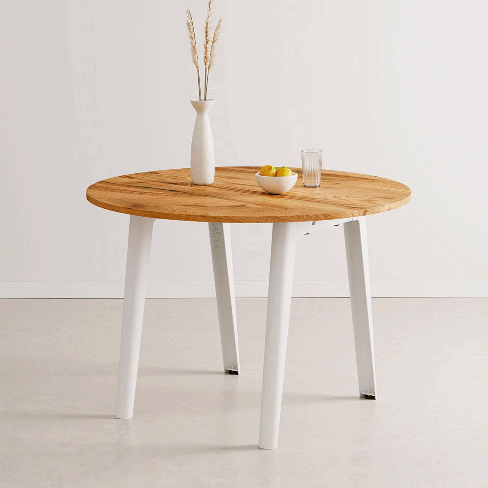 Mesa NM d110 Roble Macizo Recuperado de Tiptoe 