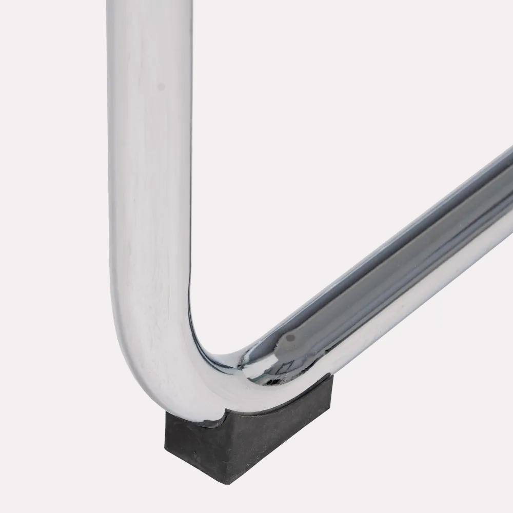 Silla Pecs Acero Cromado con ABS Blanco Roto Set 2 de Ixia