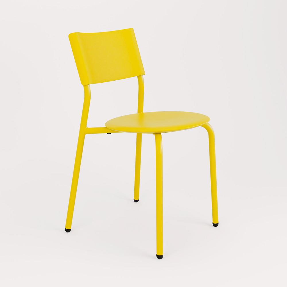 Silla SSDR Especial Exteriores Amarillo Sol de Tiptoe