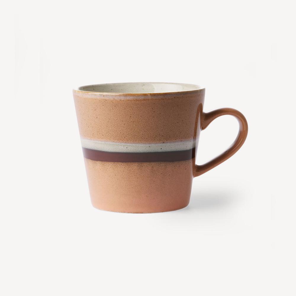 Taza Ceramic 70s Cappuccino Mug Stream Set 2 de Hkliving