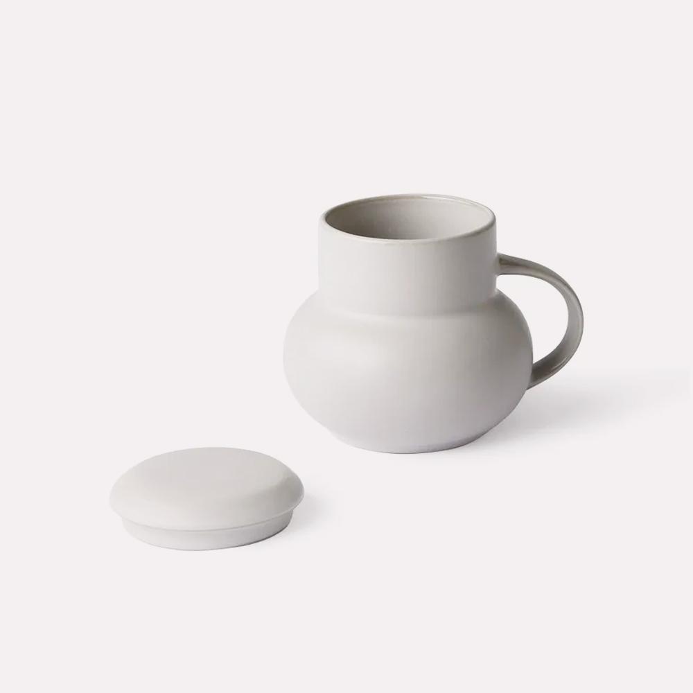 Taza Ceramica Bubble Tea Light Grey de HKliving