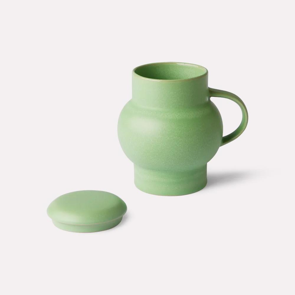 Taza Ceramica Bubble Tea Mint Green de HKliving