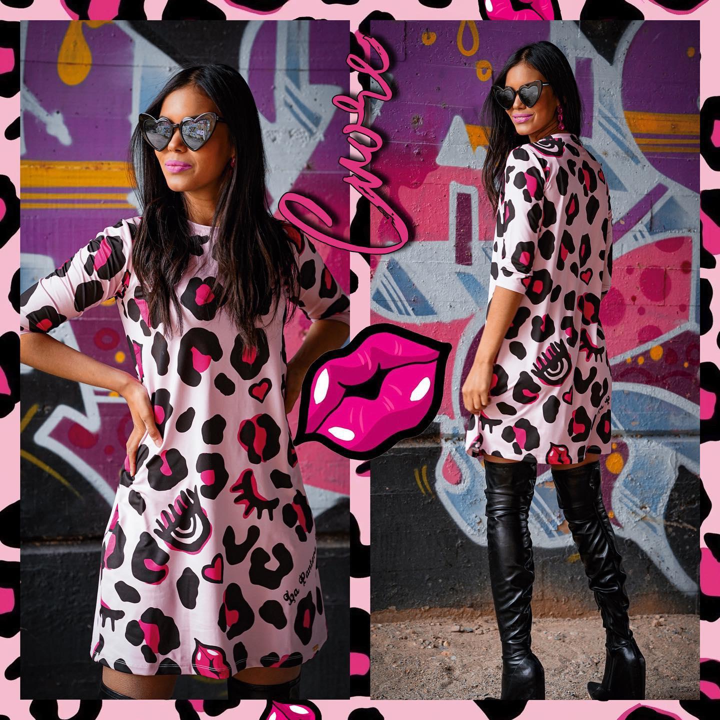 Vestido rosa La Pantera