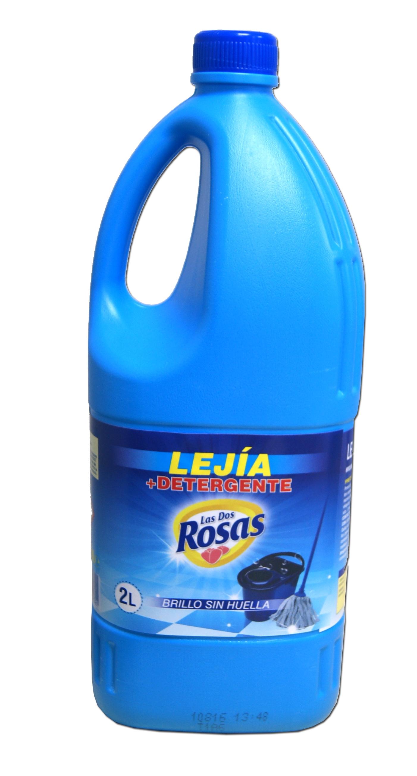 Las 2 Rosas lejía con Detergente 2L 