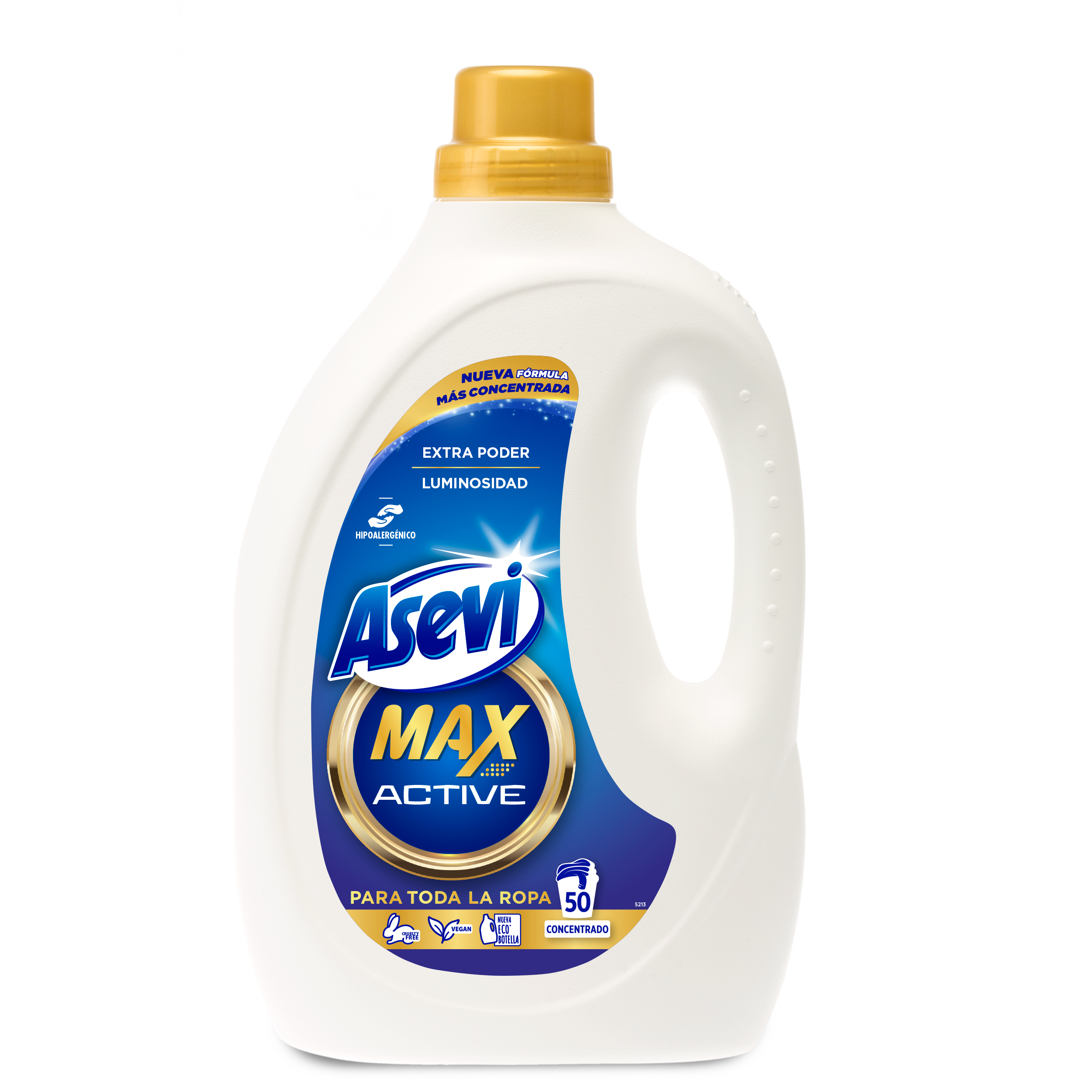 Asevi Detergente Max Active 50d 2,5 litros 
