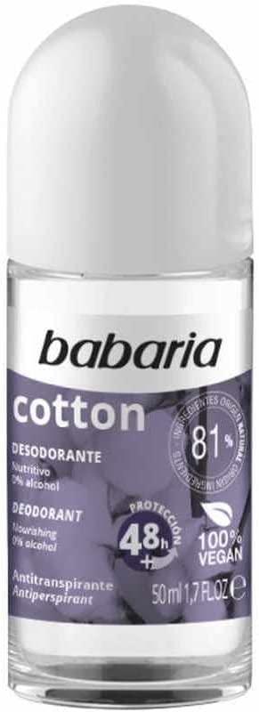 Babaria Desodorante Rollon Cotton 50ml