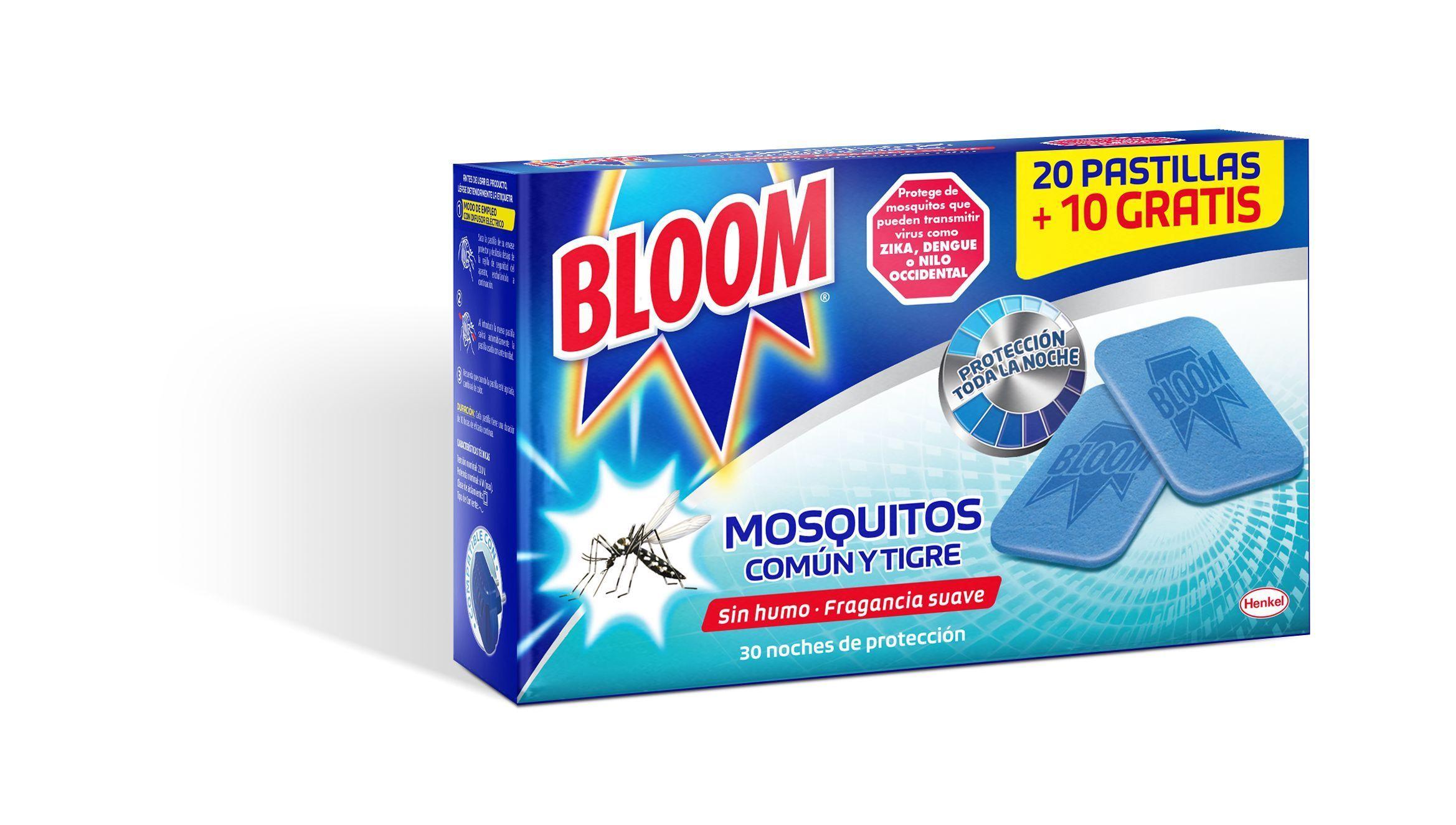 Bloom Recambio Pastillas Antimosquitos 20+10u