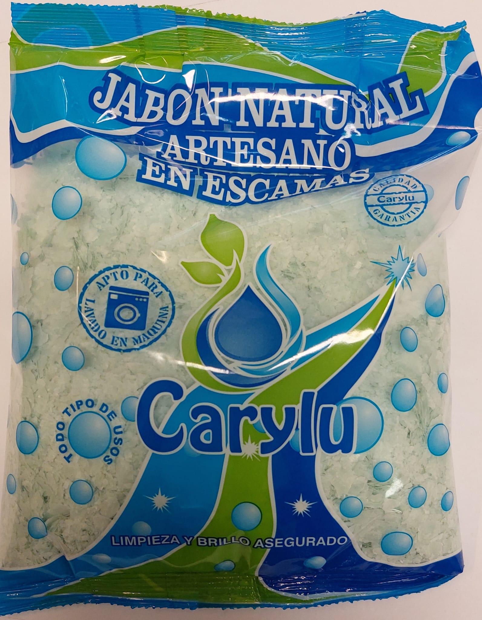 Carylu Jabón Artesano Verde Escamas 350grs