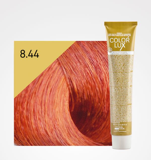 Color Lux 8.44 Rubio Claro Cobre Intenso 100ml + Agua Oxigenada - Ancar 3