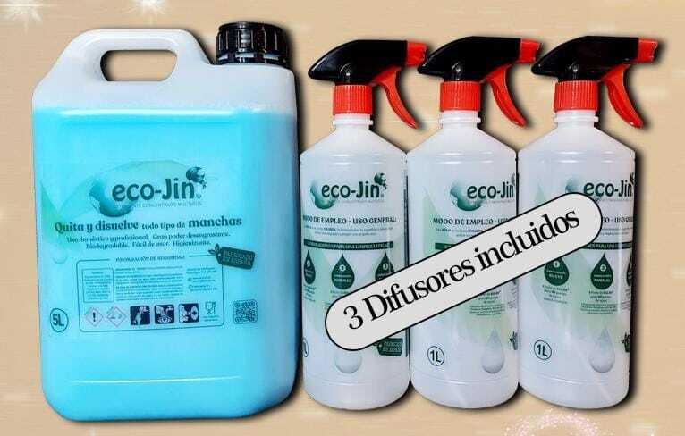 Eco-Jin Spá 5 Litros + 3 Dosificadores + Bayeta