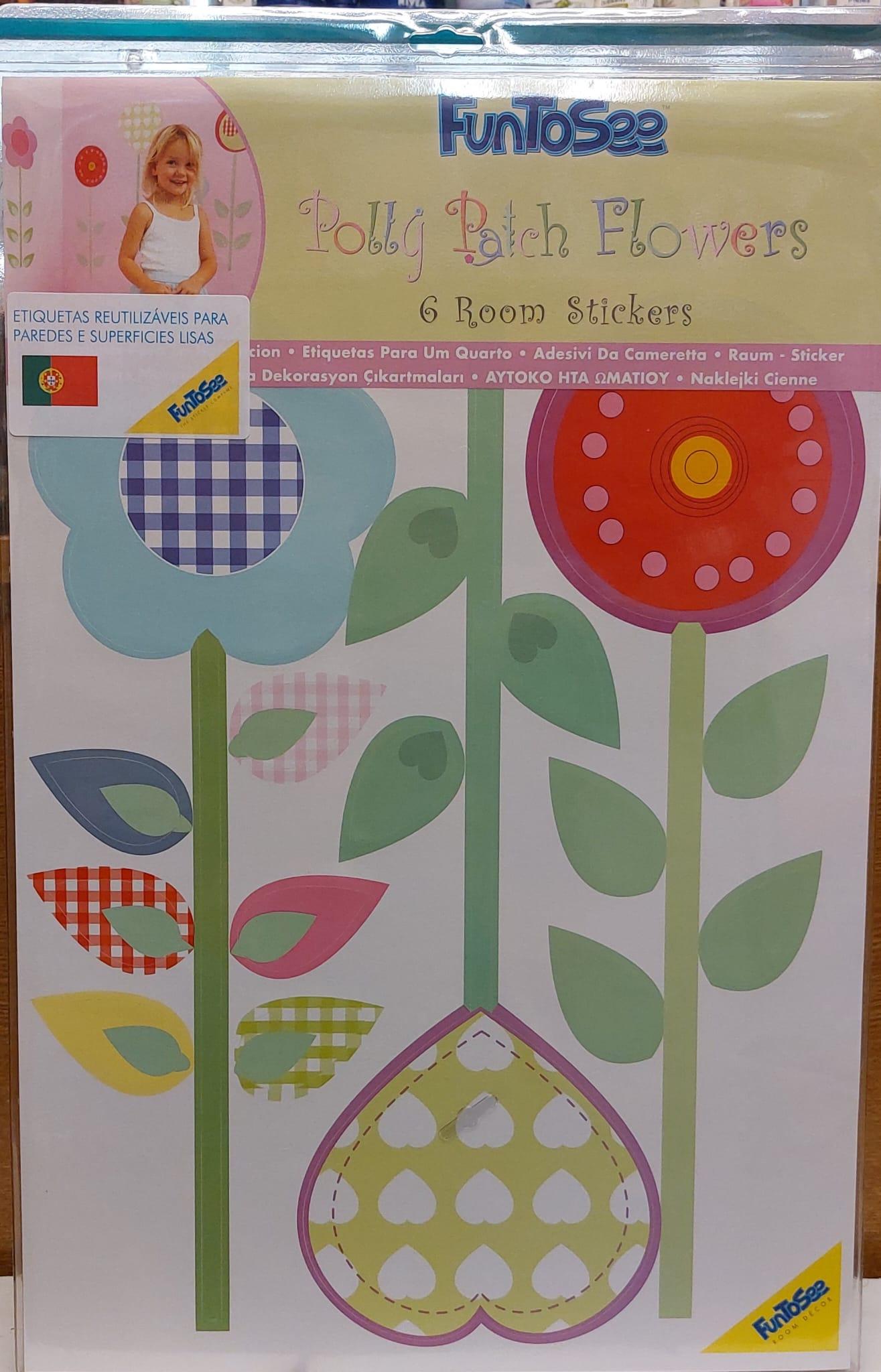 FunToSee Pack 6 Sticker decorativos Florales