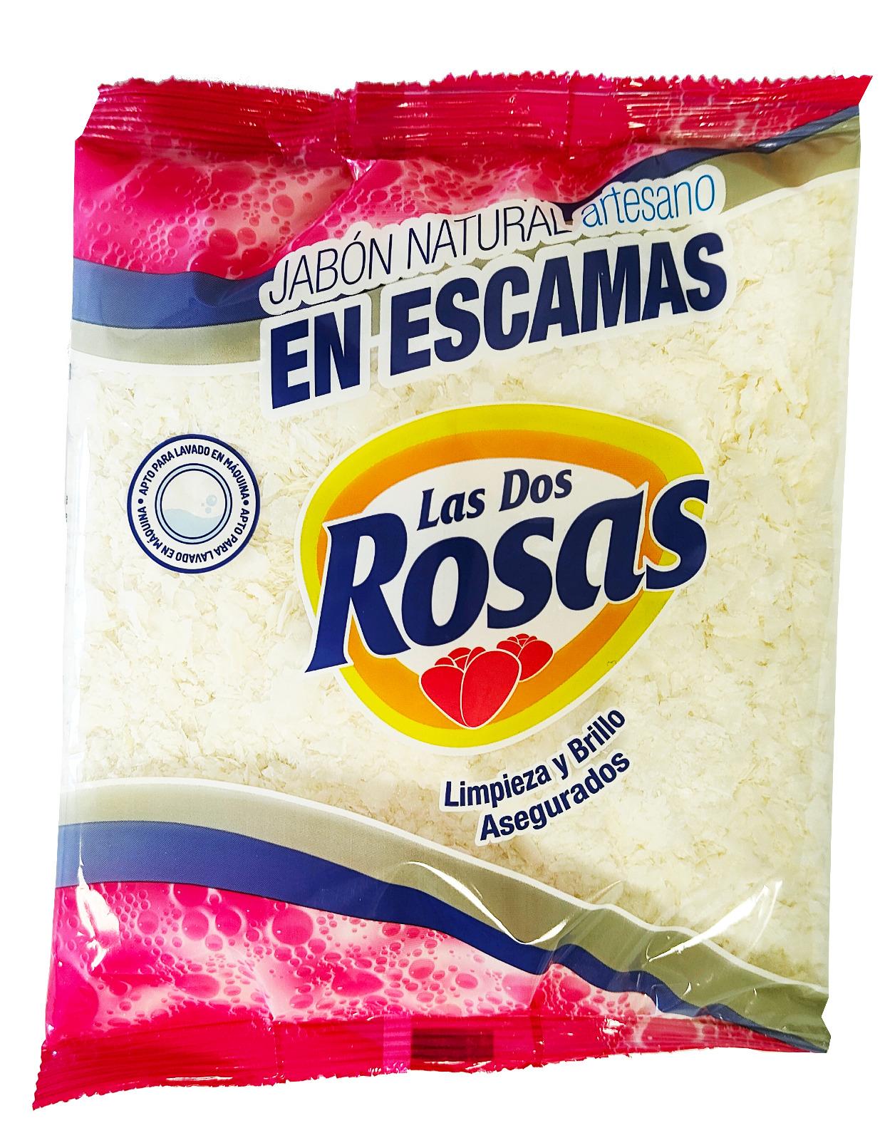 Las 2 Rosas Jabón Artesano en Escamas 350 gr 