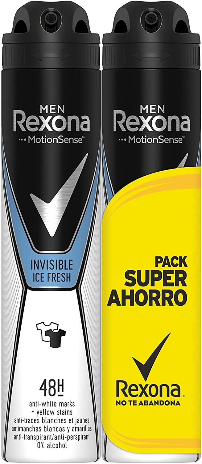 Rexona Spray Men Invisible Ice 200ml Pack 2u