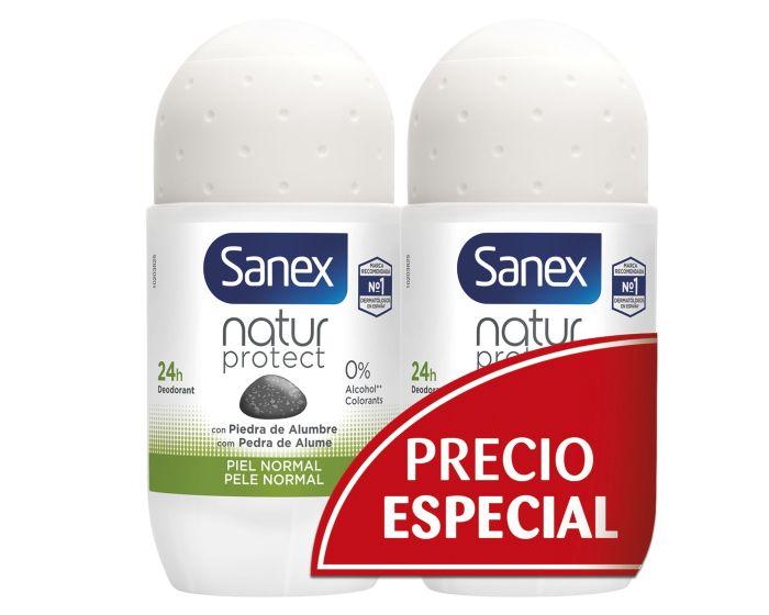 Sanex Natur Protect Roll-on Piel normal 50ml Pack 2 Unidades