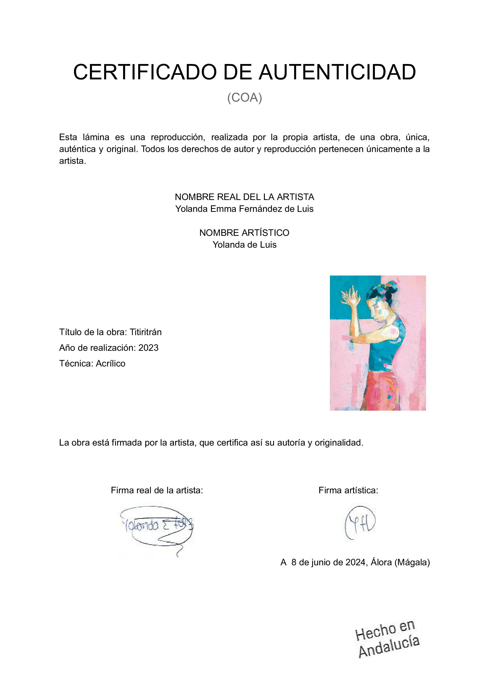 LAMINA PRINT TITIRITRAN