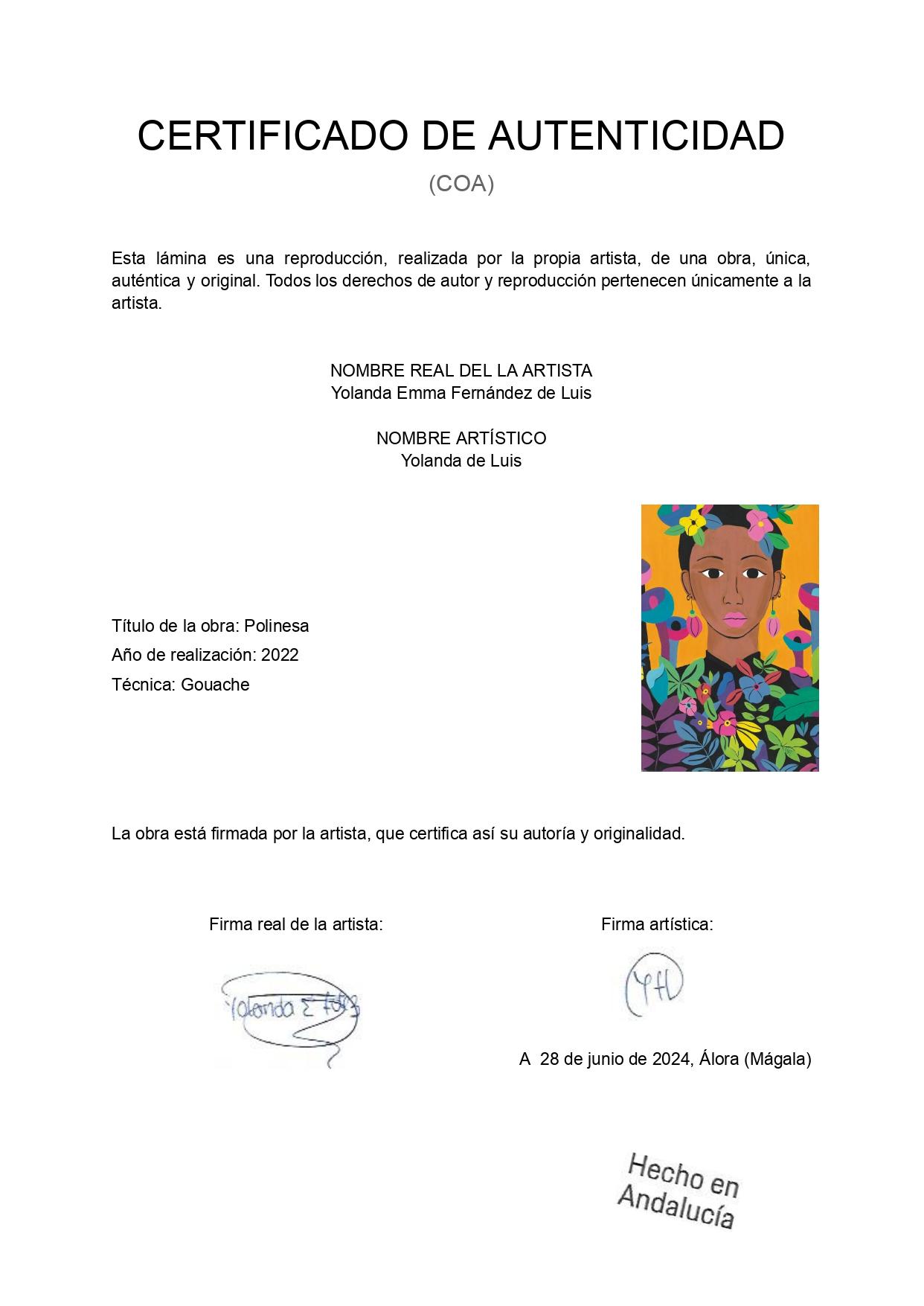 LAMINA PRINT POLINESA
