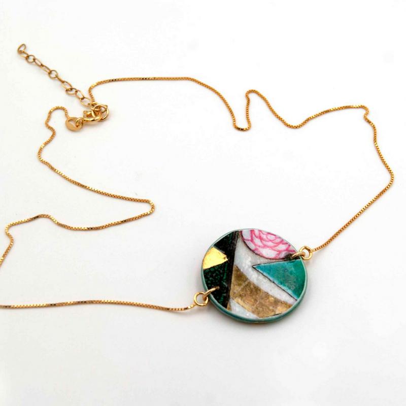 COLLAR KLIMT BLANCO