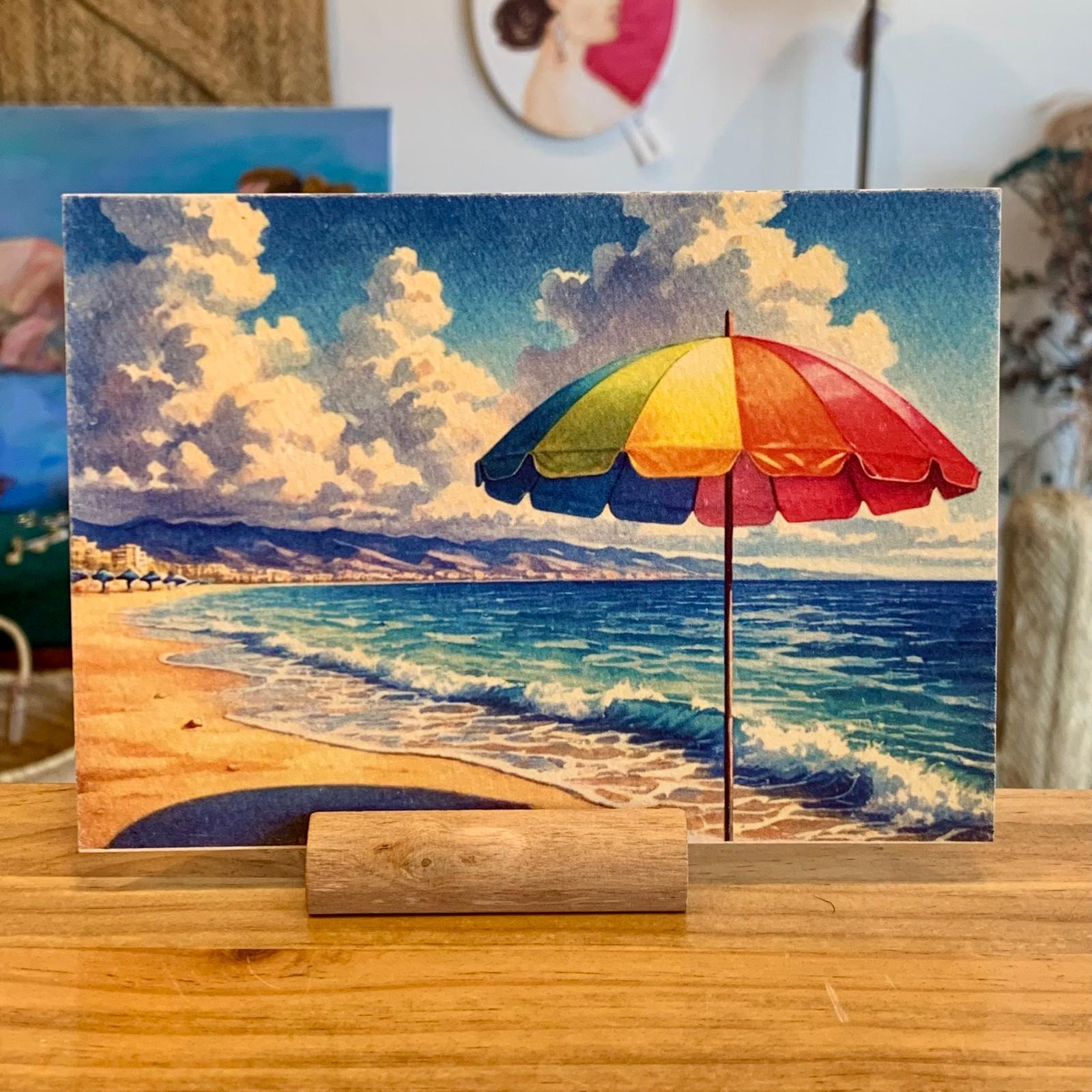 POSTAL PRINT SOMBRILLA