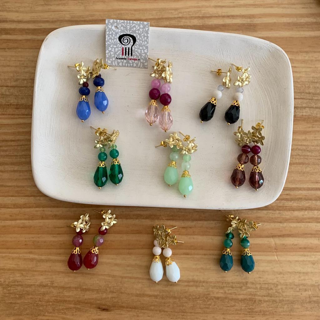 PENDIENTES LAGRIMEROS TURQUESAS