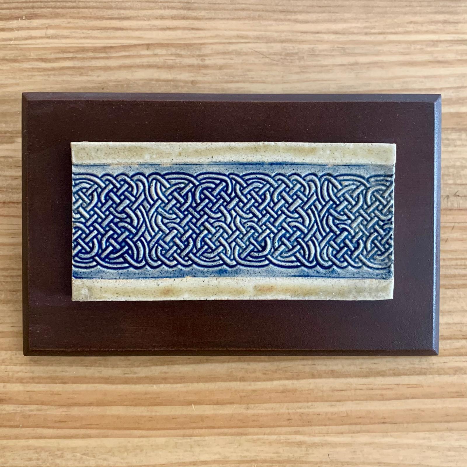 CUADRO MURALITO CENEFA GRAVADO AZUL MR