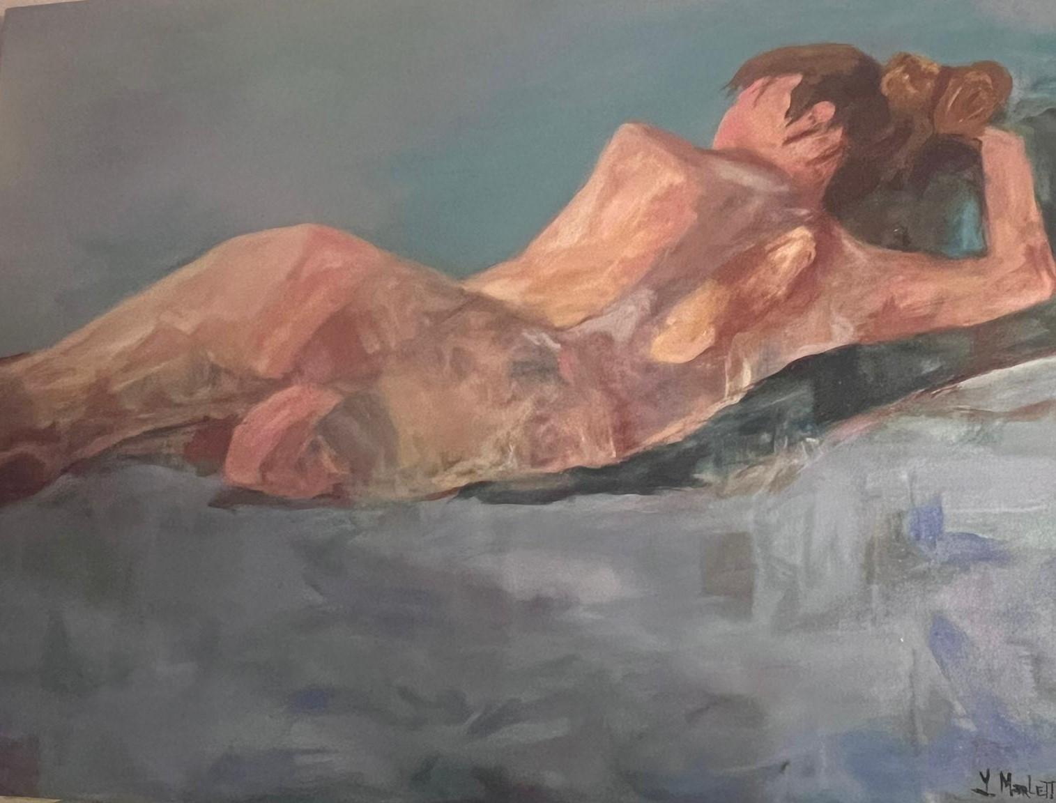 CUADRO MUJER DESNUDA GRANDE