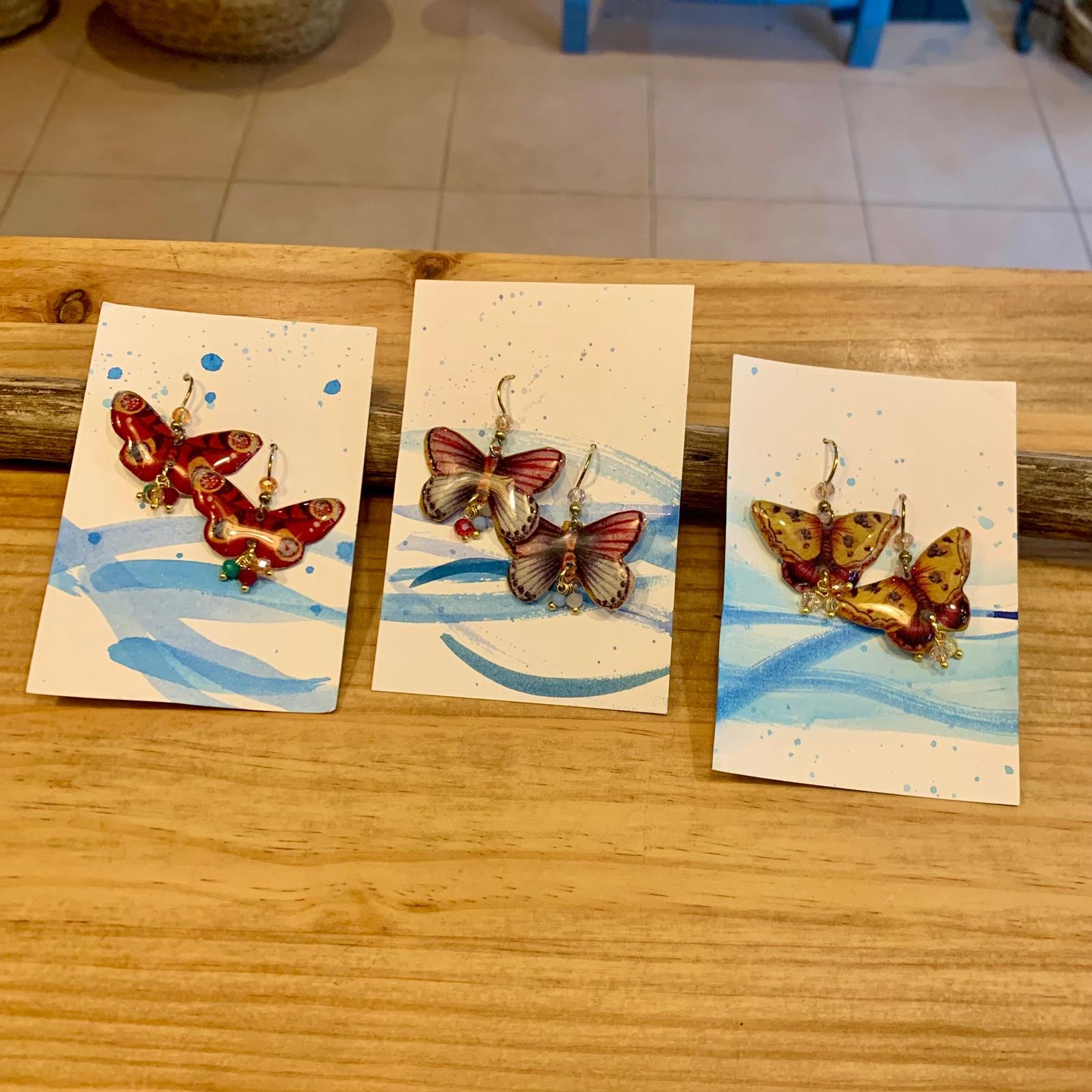 PENDIENTES MARIPOSAS