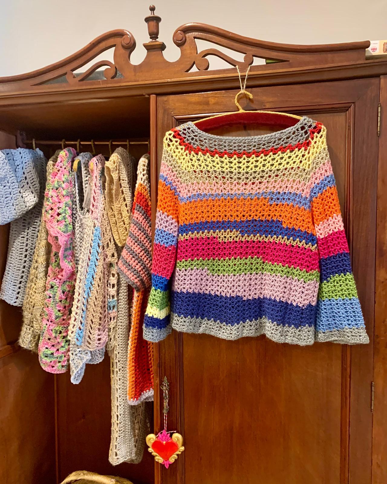 JERSEY CROCHET MULTICOLOR
