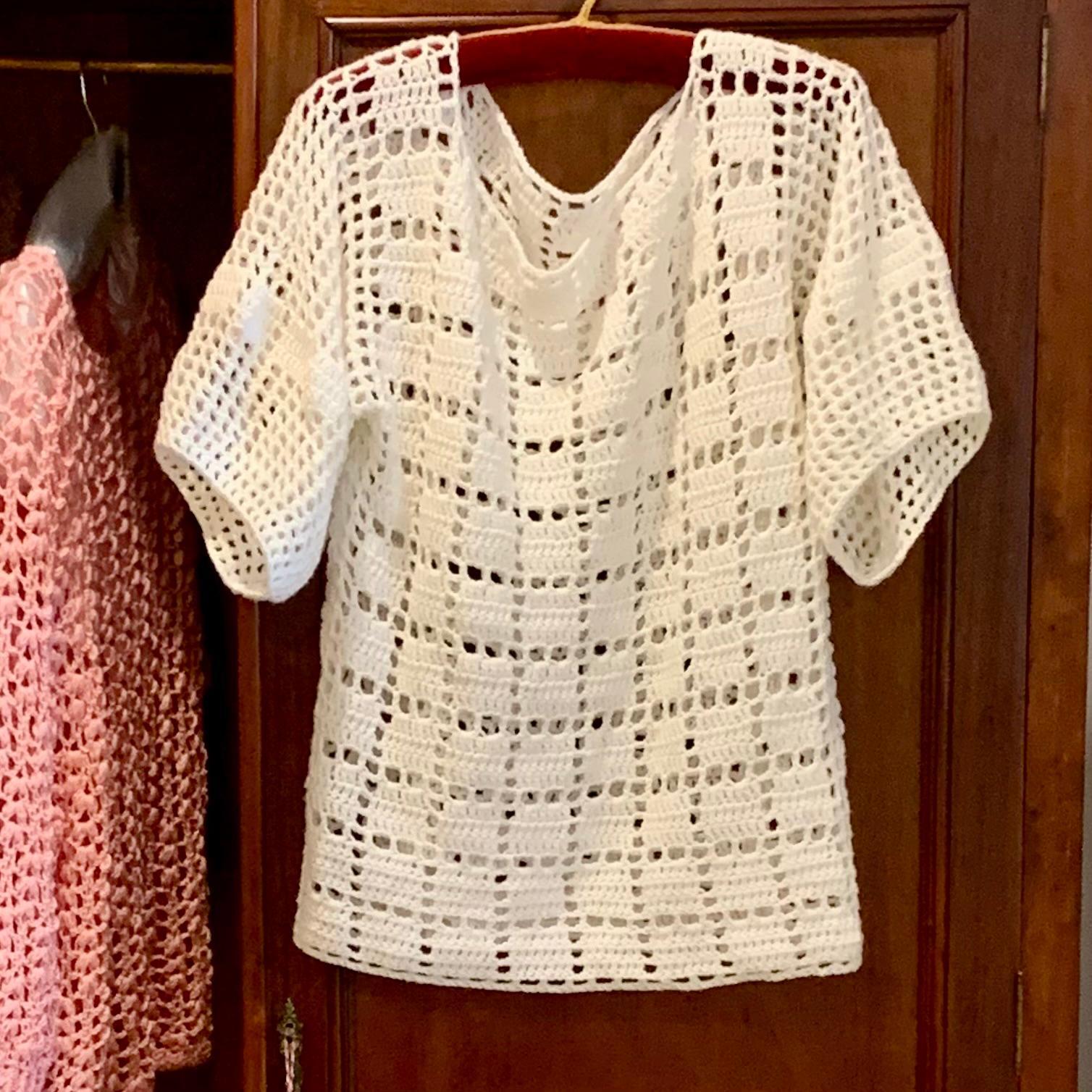JERSEY CROCHET BLANCO