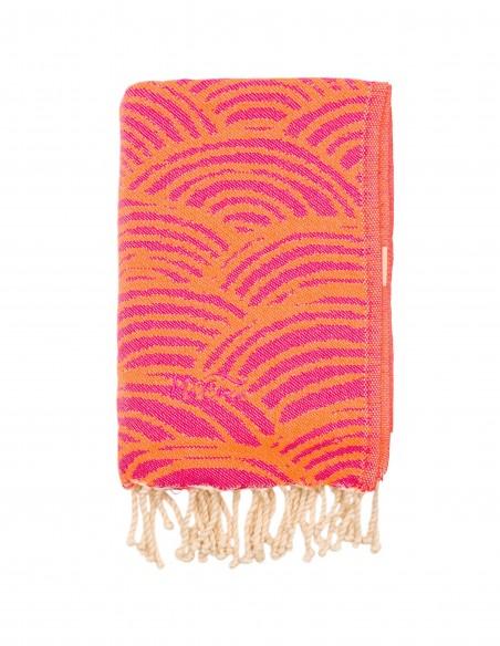 FOUTA TOALLA PAREO 2X1M FUCSIA NARANJA FLUOR