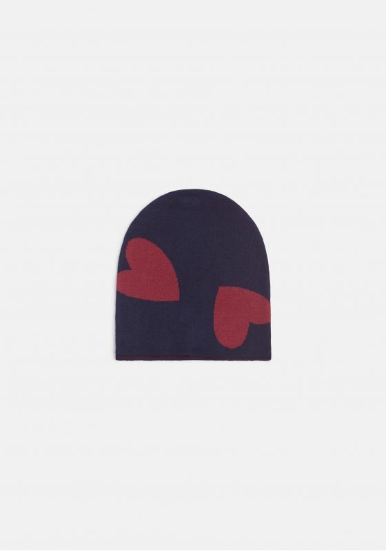 GORRO COMPAÑIA FANTASTICA DE PUNTO CORAZONES