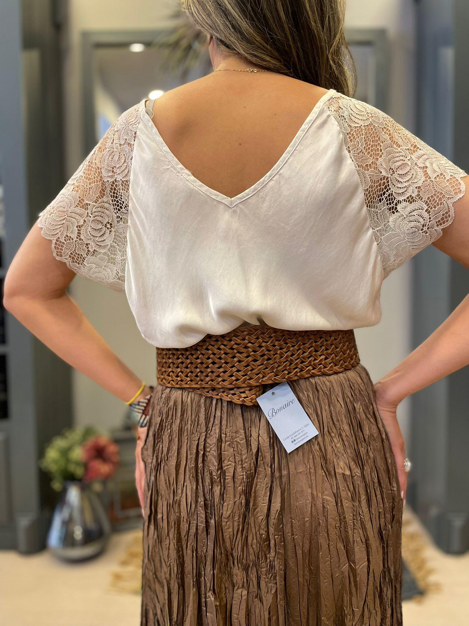 Camisa lencera blanca new arrivals