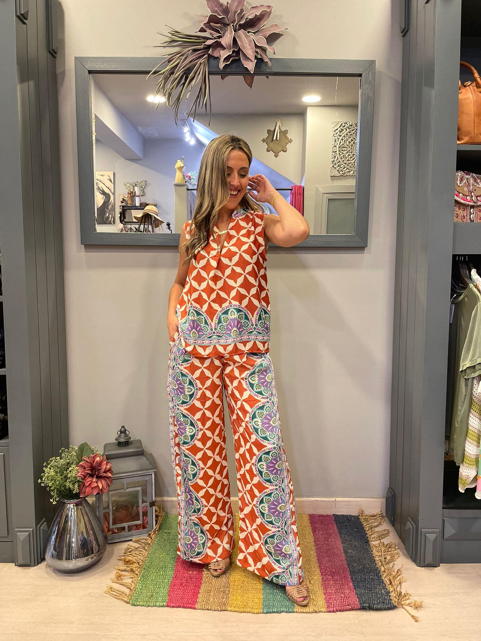 Blusones largos estampados cheap