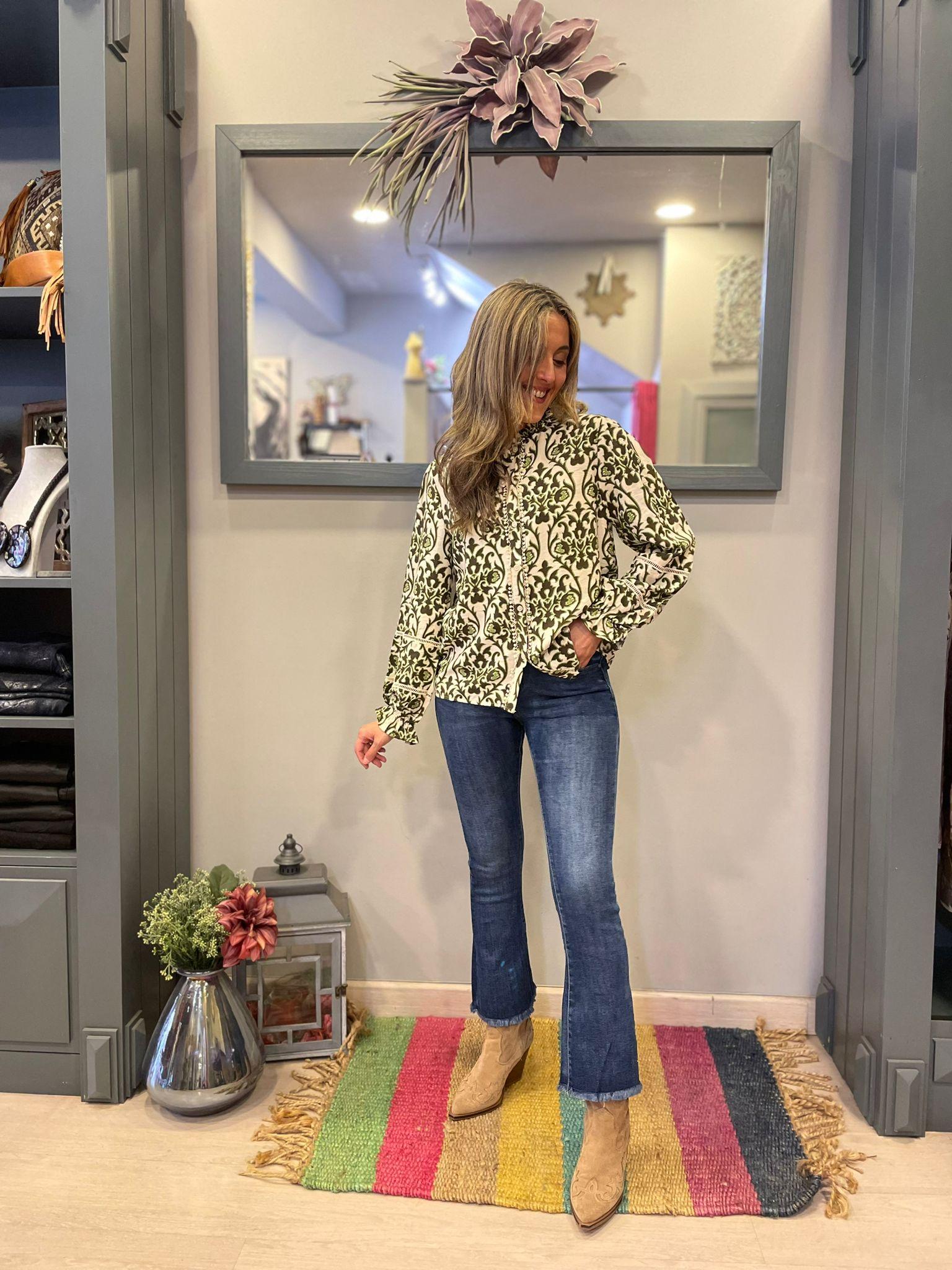 Pantalon vaquero elastico top