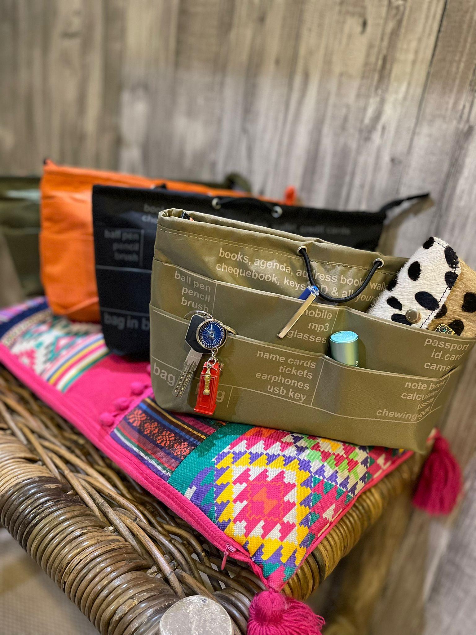 Organizador de bolso.