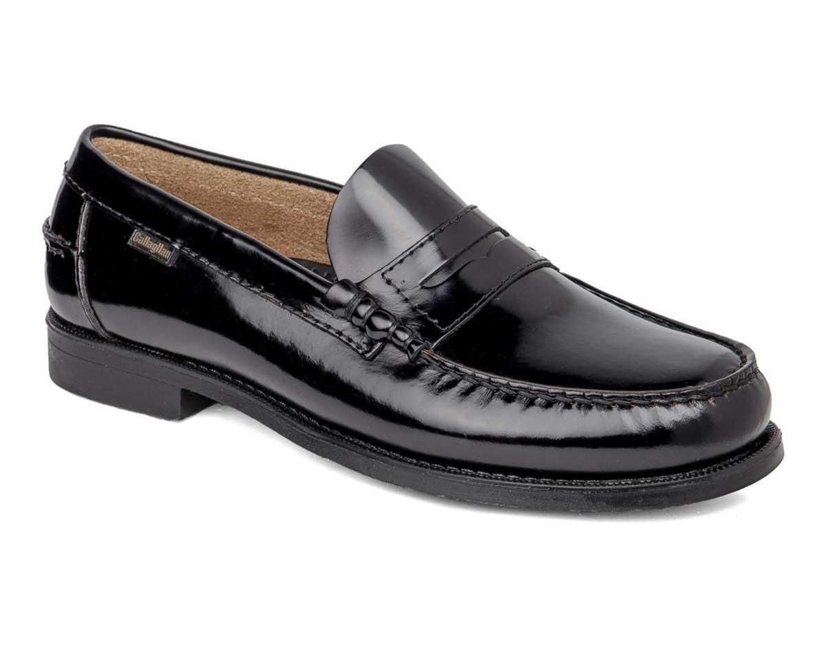 Zapato castellano 76100 negro de Callaghan Calzados Ardura