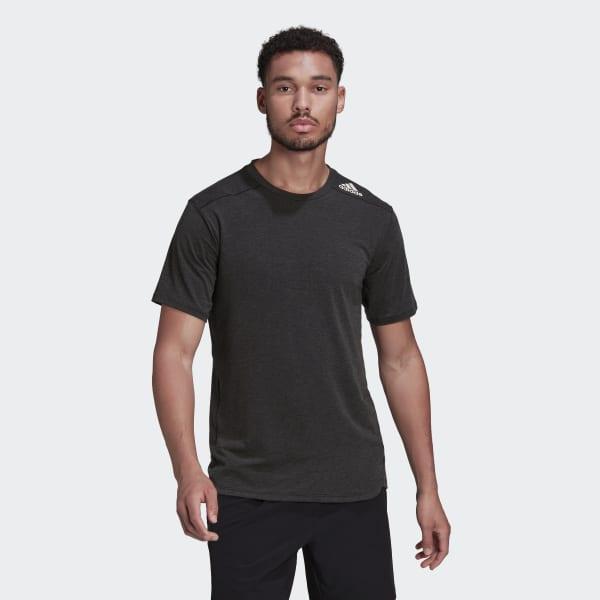 Camiseta Adidas Técnica Designed 4 Training Fitness Negra Hombre