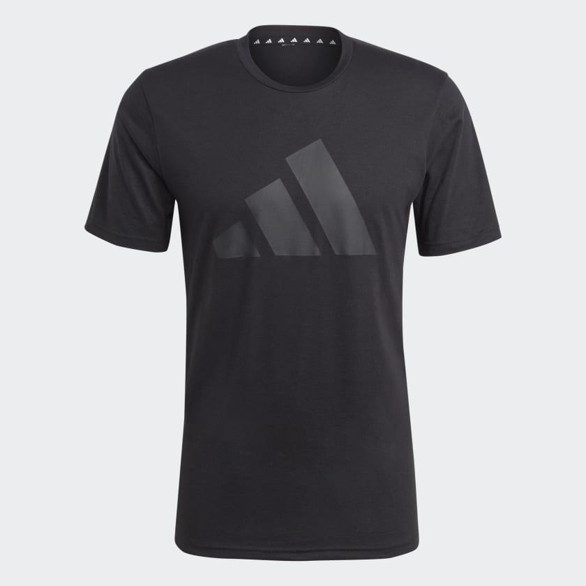Camiseta Adidas Hombre Algodón FS Logo Negro/Negro
