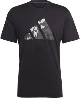 Camiseta Adidas Trainning Hombre Big Logo Negro/Camuflaje