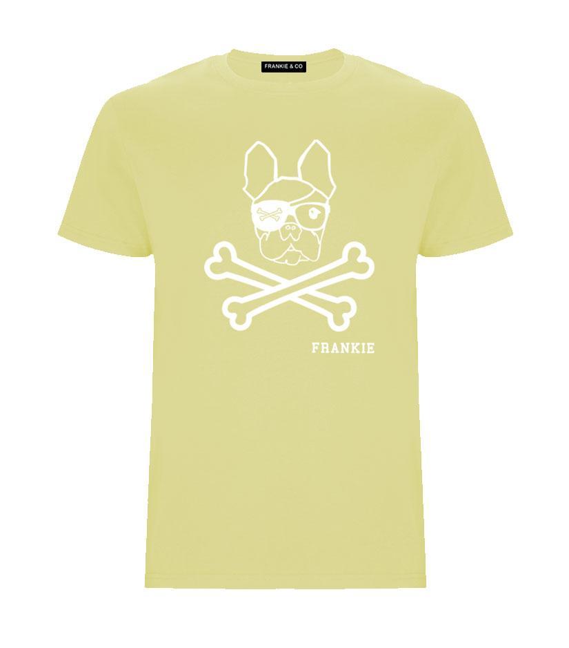 Camiseta Frankie & Co Bulldog Skull Verde Hombre