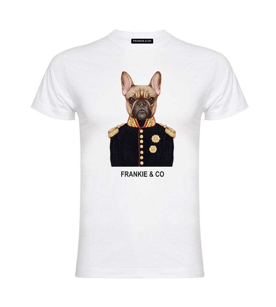 Camiseta Frankie & Co Hombre Coronel Blanco